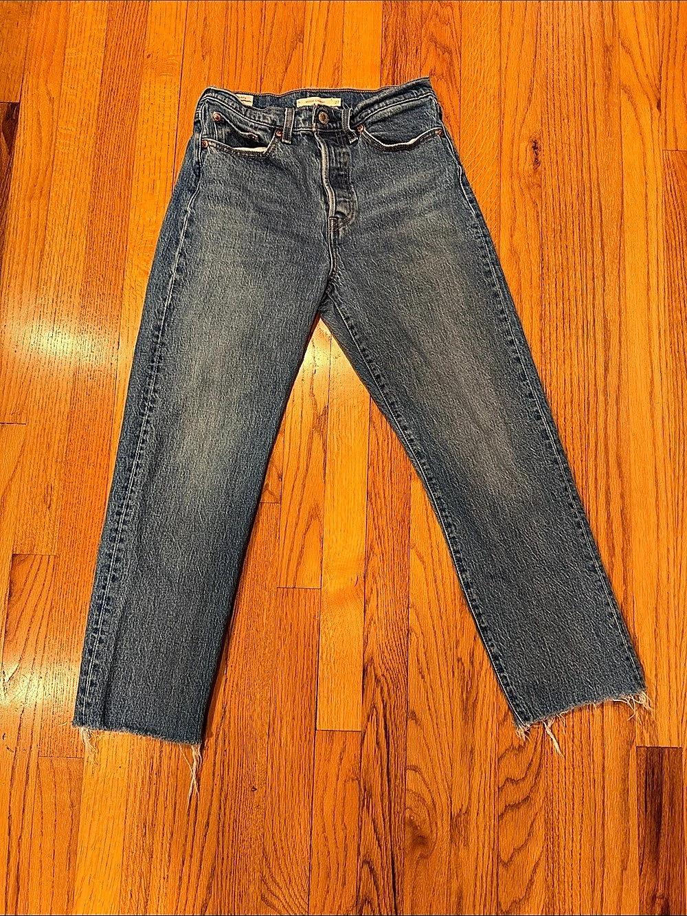 Levi's Wedgie Straight Jeans Blue Waist 27